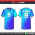 LIGHT BLUE DNA DESIGNED  SOCCER JERSEYS